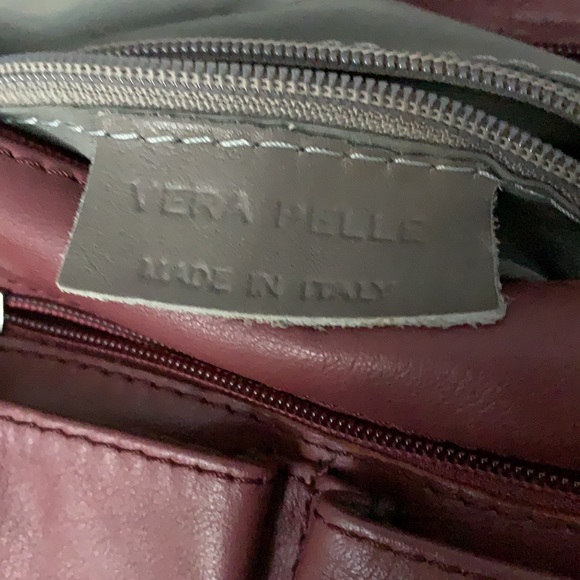 Vera Pelle Italian leather crossbody bag - Picture 5 of 7
